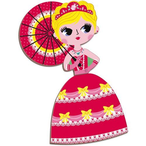 janod magneetboek prinsessen - 55st | 11.2725 | 1