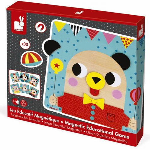 janod magneetspel vrolijke gezichten  | 11.8035 | 0