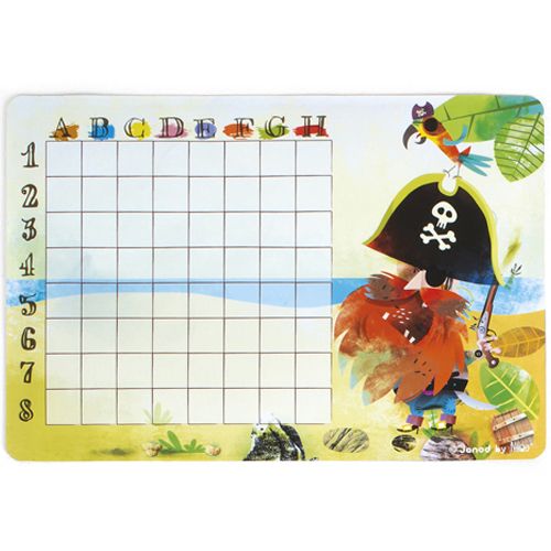 janod magnetisch bordspel zeeslag - piraten | 11.2835 | 1
