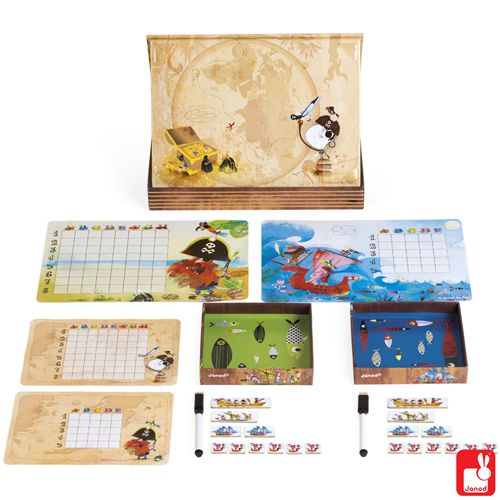 janod magnetisch bordspel zeeslag - piraten | 11.2835 | 4