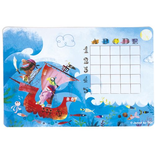 janod magnetisch bordspel zeeslag - piraten | 11.2835 | 5