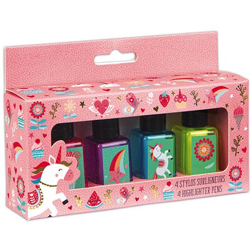 janod mini markeerstiften eenhoorn - 4st | 11.7861 | 0