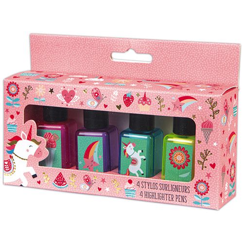 janod mini markeerstiften eenhoorn - 4st | 11.7861 | 2