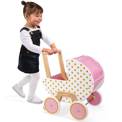janod poppenwagen candy chic - stippen | 11.5886 | 3