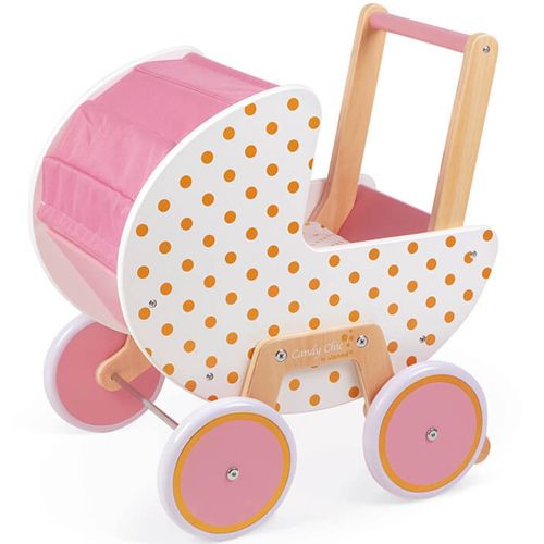 janod poppenwagen candy chic - stippen | 11.5886 | 4