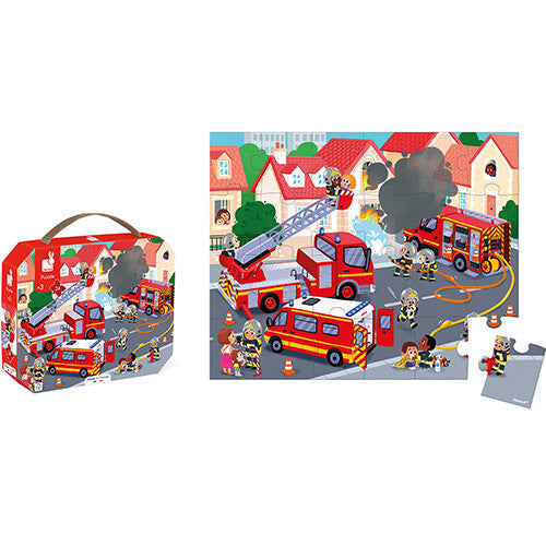 janod puzzel de brandweer - 24st | 11.2605 | 2