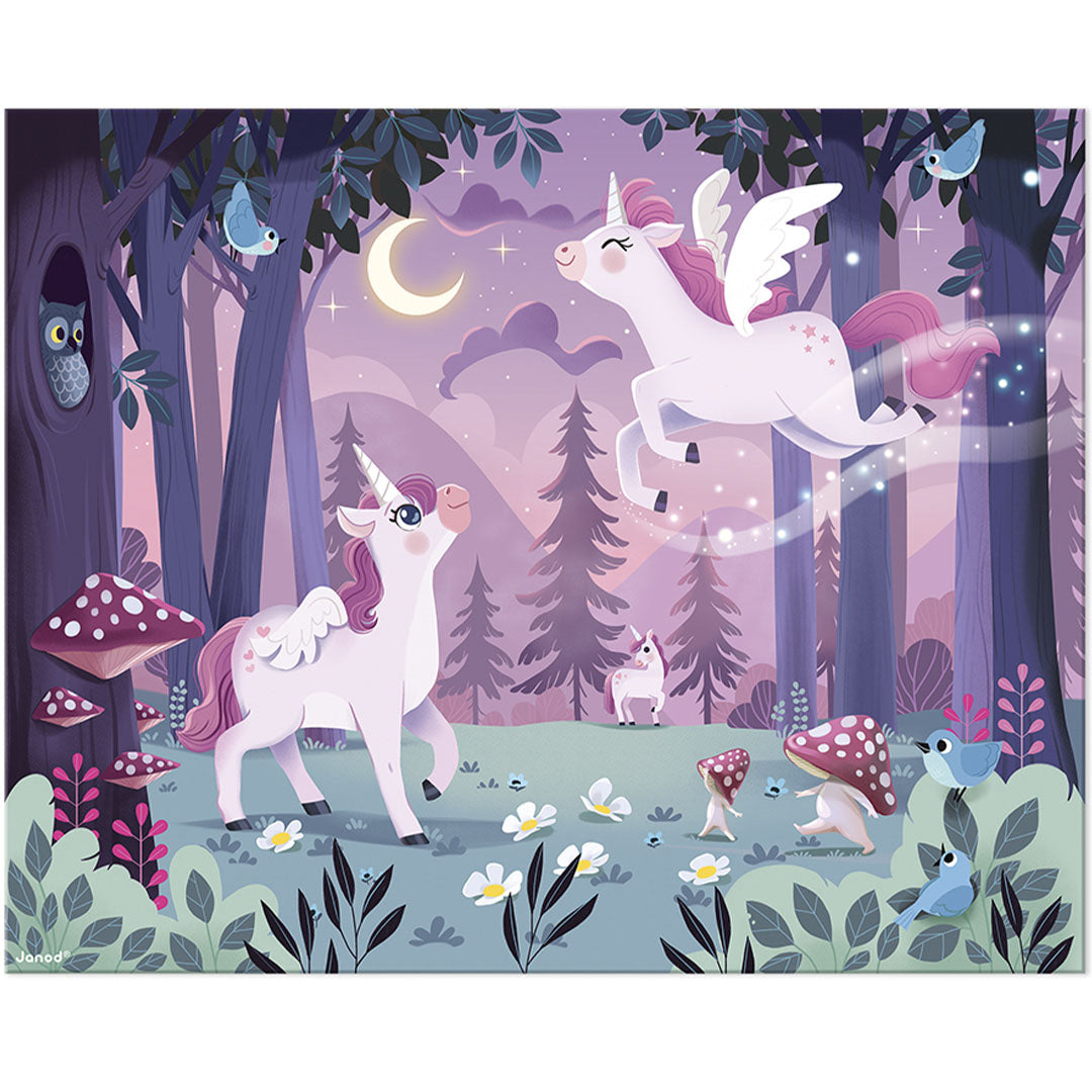 janod puzzel eenhoorn - 54st | 112.555 | 5