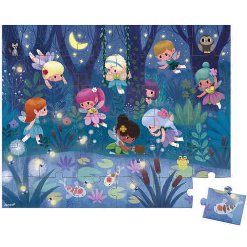 janod puzzel elfjes en waterlelies - 36st | 11.2649 | 1