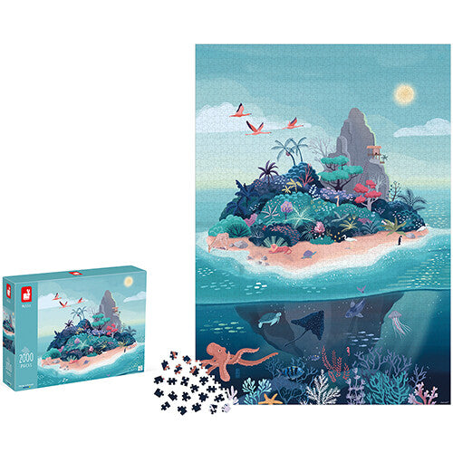 janod puzzel mysterieus eiland - 2000st | 11.2517 | 2