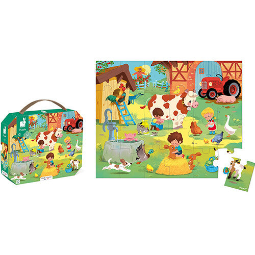 janod puzzel op de boerderij - 24st | 11.2603 | 2