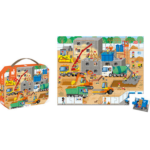 janod puzzel op de bouwplaats - 36st | 11.2604 | 2
