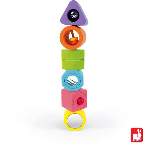 janod puzzel vorm en geluid (6st) | 11.5332 | 2