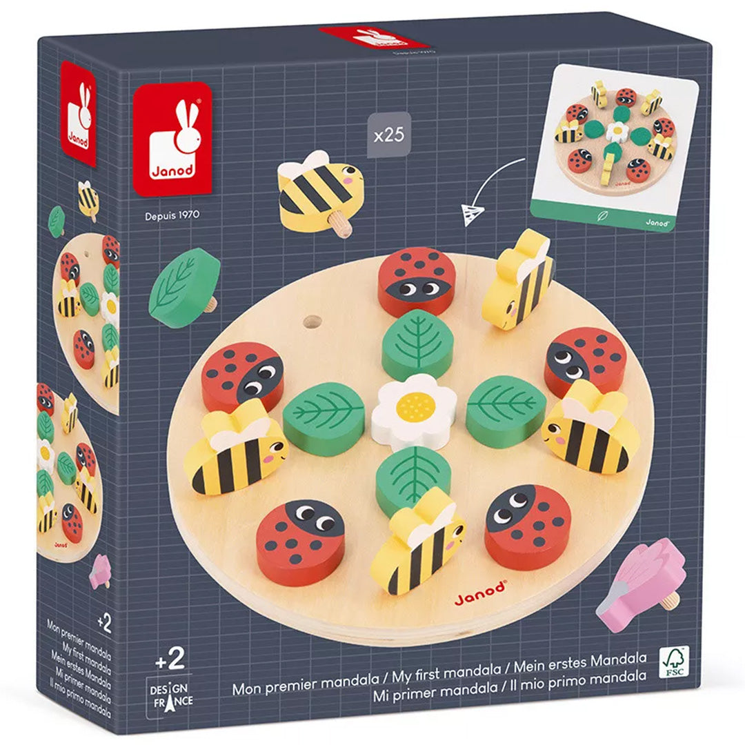janod puzzelspel mandala - de tuin | 11.5084 | 5