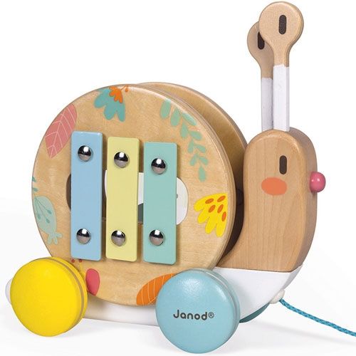 janod trekfiguur en muziekinstrument slak | 11.5159 | 0