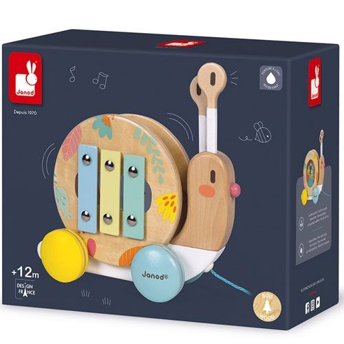 janod trekfiguur en muziekinstrument slak | 11.5159 | 2