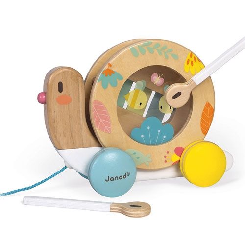 janod trekfiguur en muziekinstrument slak | 11.5159 | 5