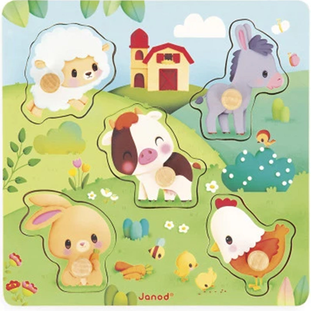 janod voelpuzzel de boerderij - 5st | 11.7129 | 0