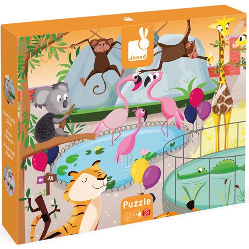 janod voelpuzzel - een dag in de dierentuin (20st) | 11.2774 | 3