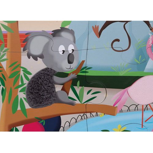 janod voelpuzzel - een dag in de dierentuin (20st) | 11.2774 | 4