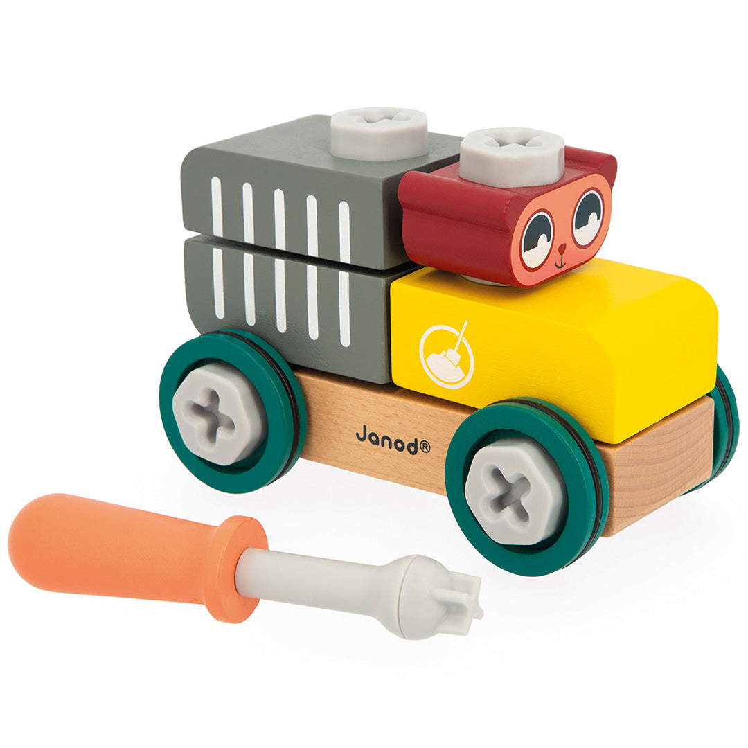 janod wagen met beer brico'kids | 11.6458 | 1