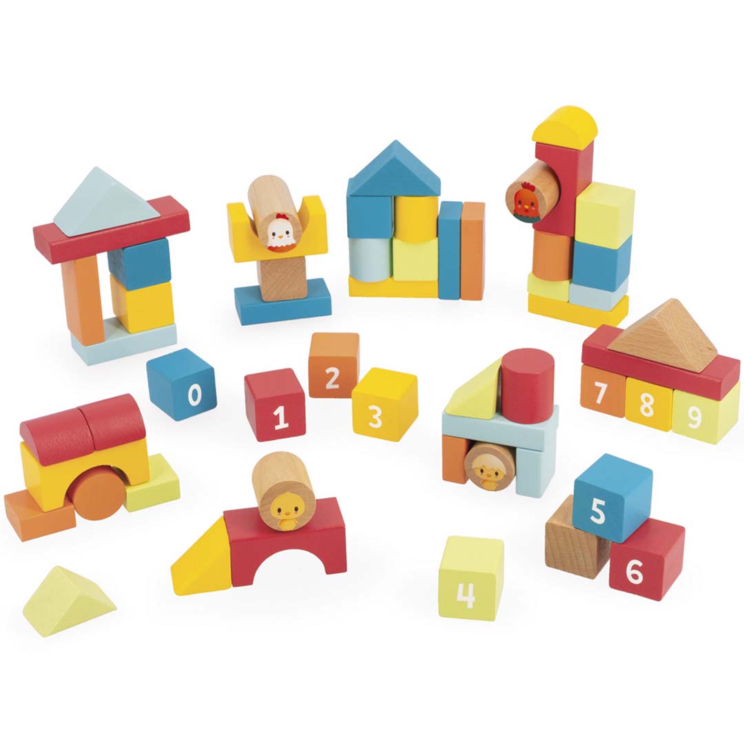 janod bouwblokken - boerderij - 56st | 11.3330 | 5