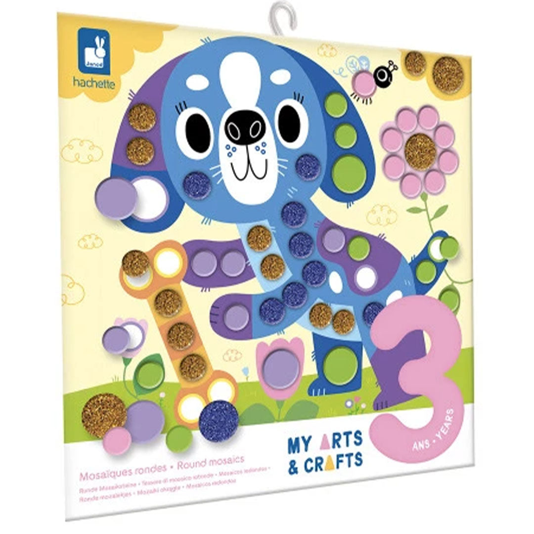 janod knutselset ronde stickers - huisdieren | 11.9047 | 4