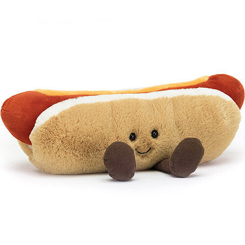 jellycat amusables knuffelhotdog - 25 cm   | A6 | 0