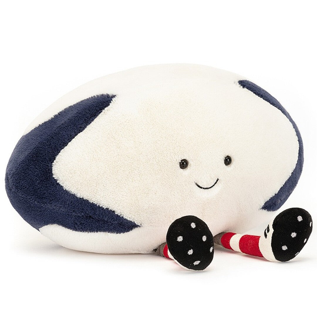 jellycat amuseables knuffel rugbybal - 29 cm | AS2R | 0