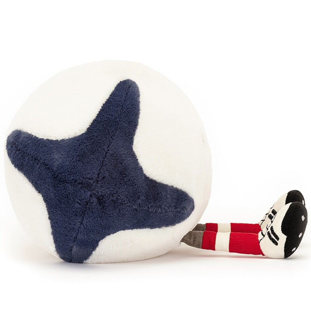 jellycat amuseables knuffel rugbybal - 29 cm | AS2R | 2