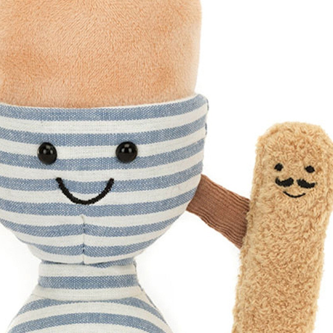 jellycat amuseables knuffelei met soldaatje - 16 cm | A2ESL | 1