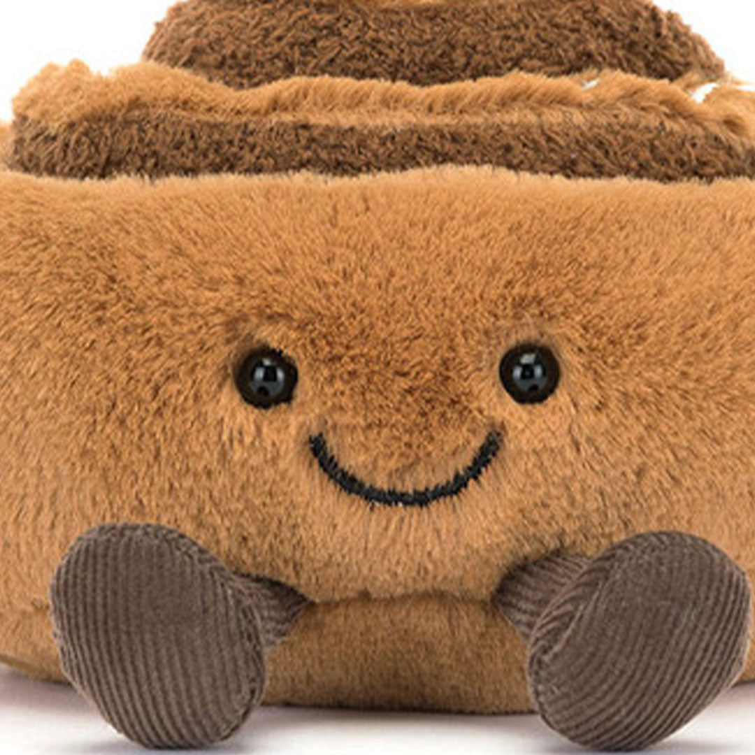 jellycat amuseables knuffelkaneelbroodje - 13 cm | A4C | 3