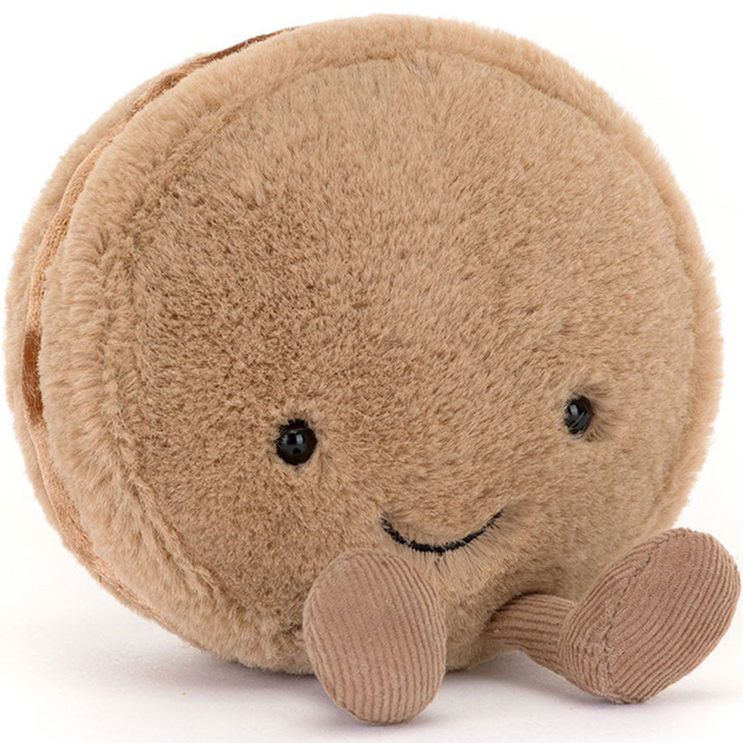 jellycat amuseables knuffelmacaron chocola - 12 cm | A6MACC | 0