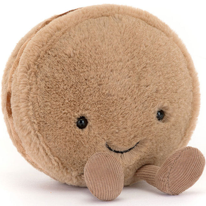 jellycat amuseables knuffelmacaron chocola - 12 cm | A6MACC | 0