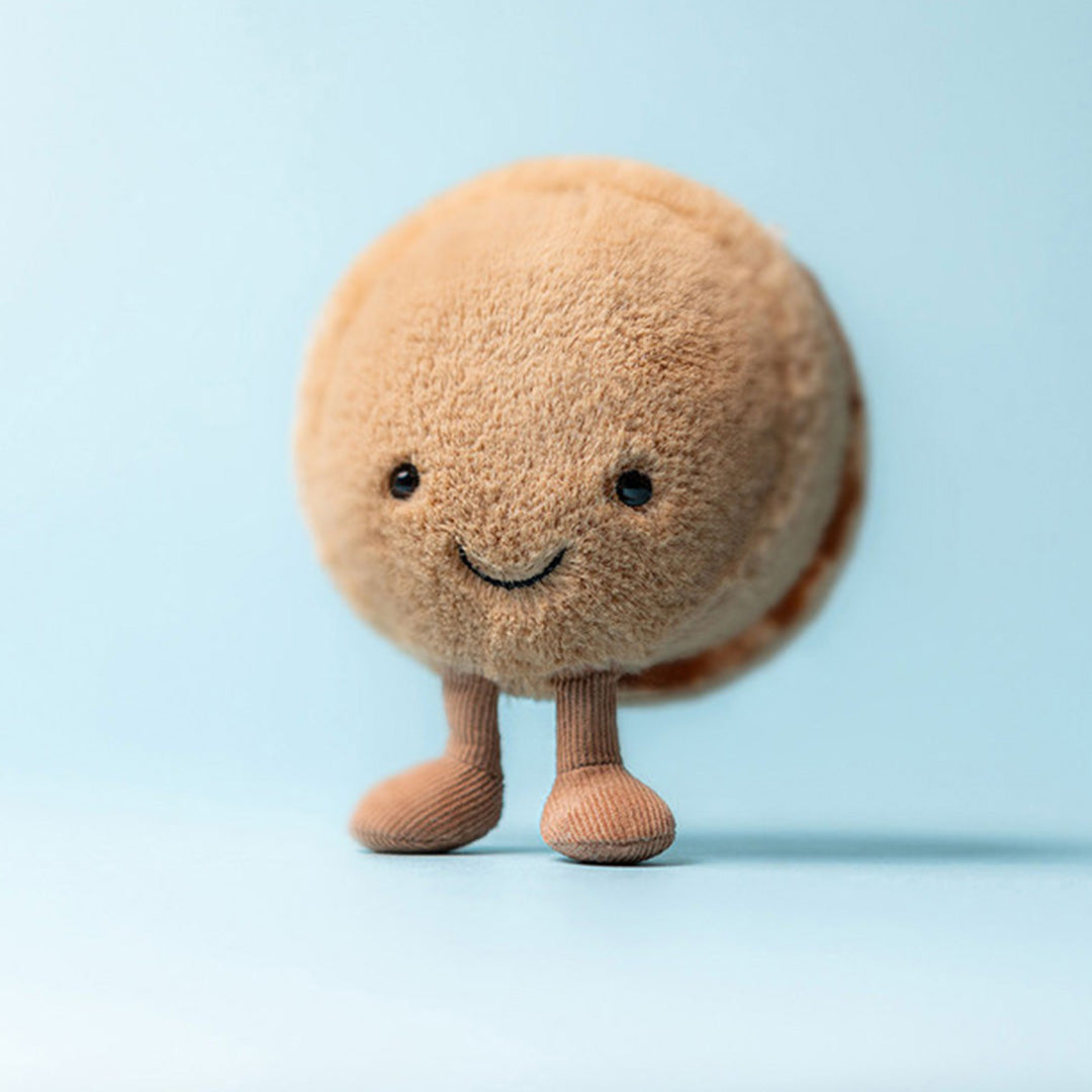 jellycat amuseables knuffelmacaron chocola - 12 cm | A6MACC | 1