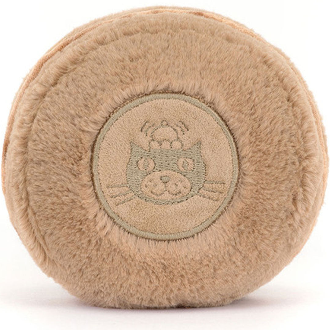 jellycat amuseables knuffelmacaron chocola - 12 cm | A6MACC | 2