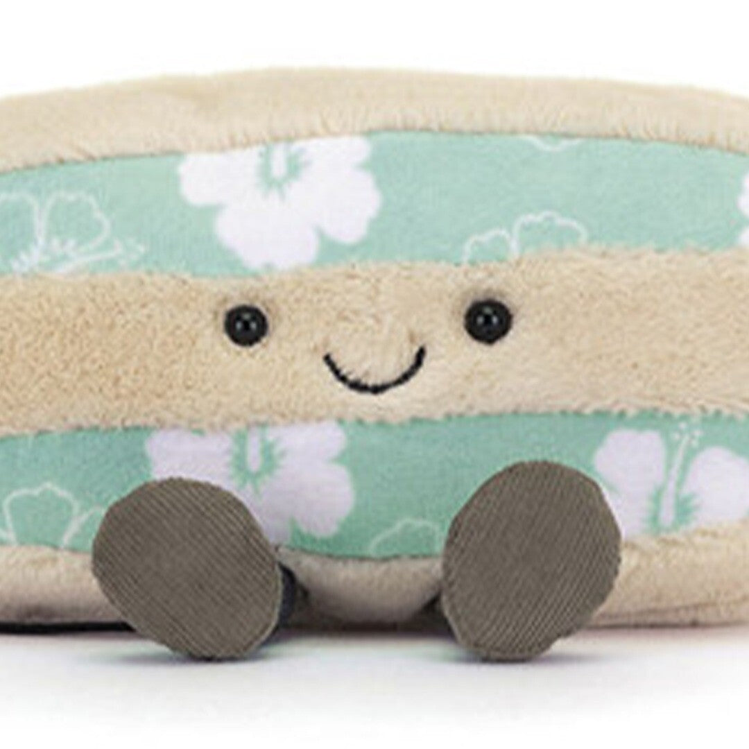 jellycat amuseables knuffelsurfplank - 27 cm | AS2SF | 1