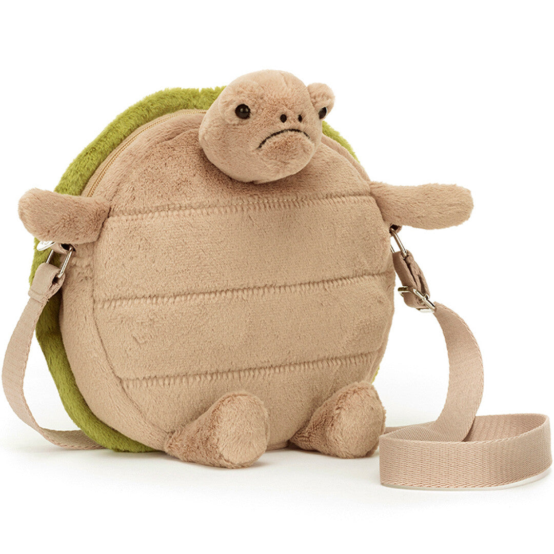 jellycat kindertas schildpad timmy - 23 cm | TIM4BT | 0
