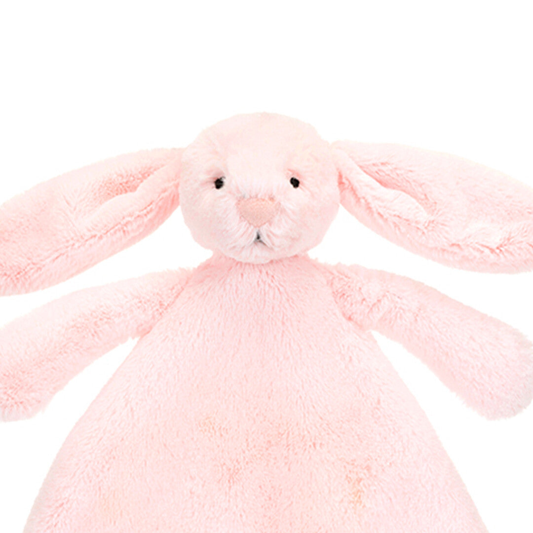 jellycat knuffeldoek bashful pink konijn - 27 cm  | CMF4BP | 2