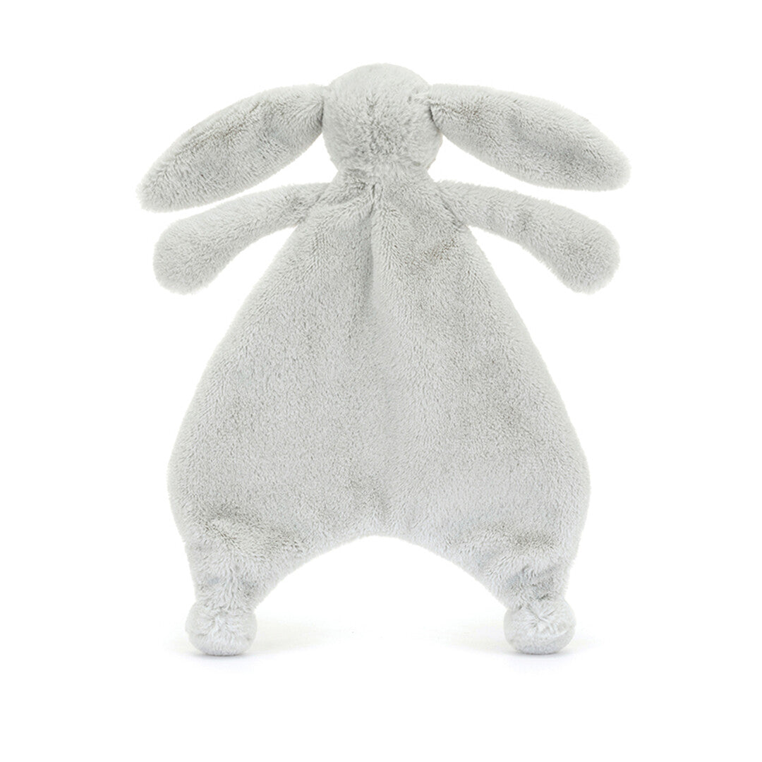 jellycat knuffeldoek bashful silver konijn - 27 cm  | CMF4BS | 3
