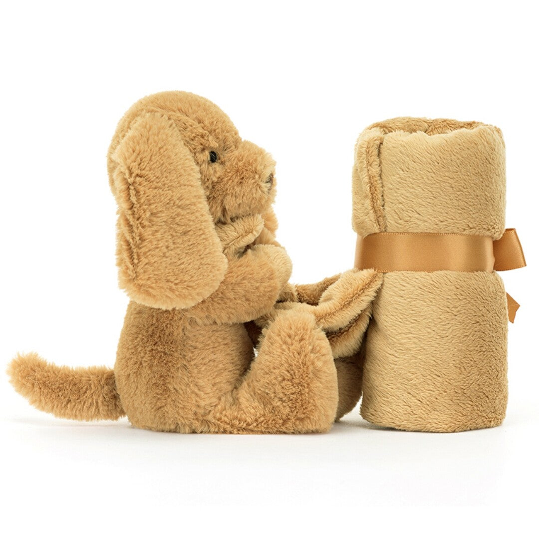 jellycat knuffeldoek hond toffee - 34 cm  | SO4TP | 2