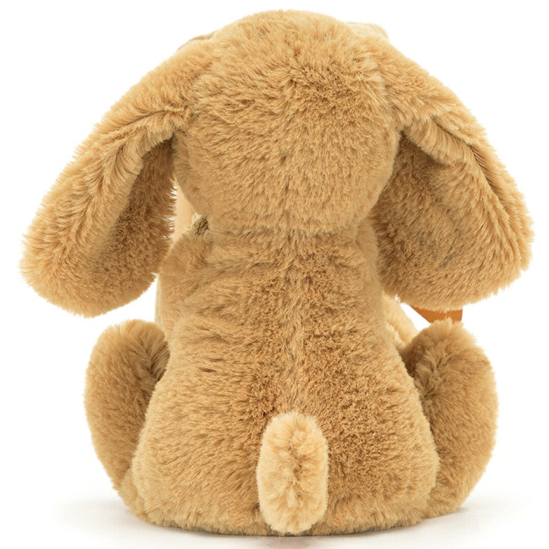 jellycat knuffeldoek hond toffee - 34 cm  | SO4TP | 3