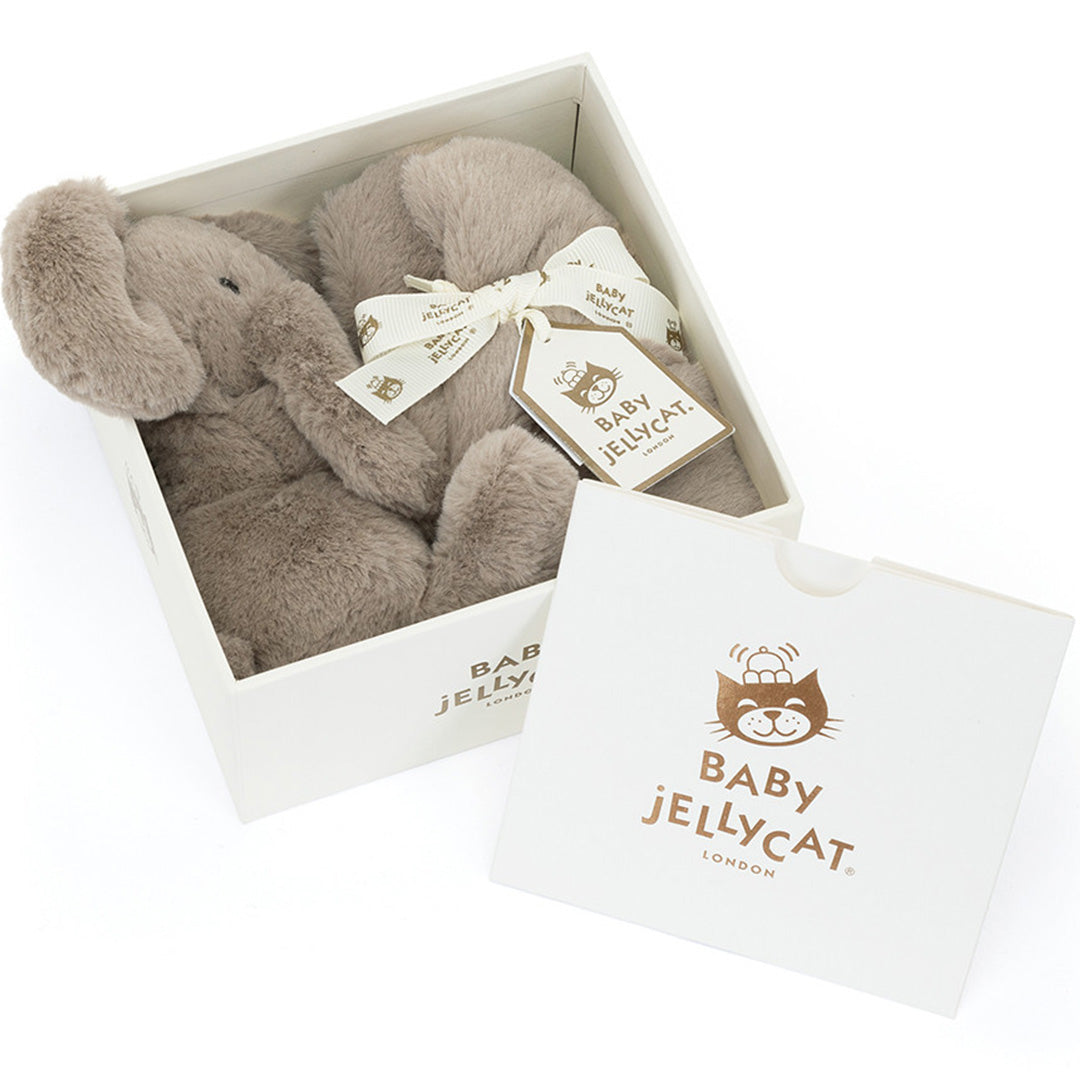 jellycat knuffeldoek smudge olifant - 34 cm | SMG4SE | 5