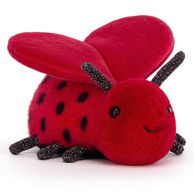 jellycat knuffelinsect loulou love bug - 13 cm | L6LBUG | 0
