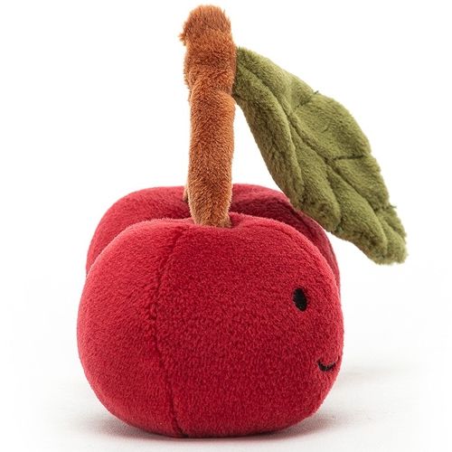 jellycat knuffelkersen - 9 cm | FABF6C | 2