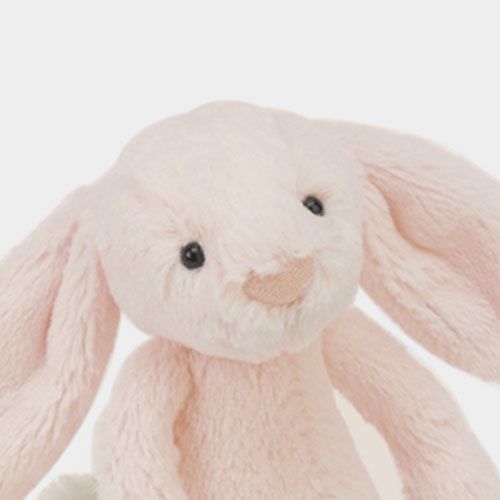 jellycat knuffelkonijn bashful blush bunny - m - 31 cm  | BAS3BLU | 1