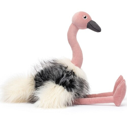 jellycat knuffelstruisvogel ramonda - 50 cm | RAM2O | 2