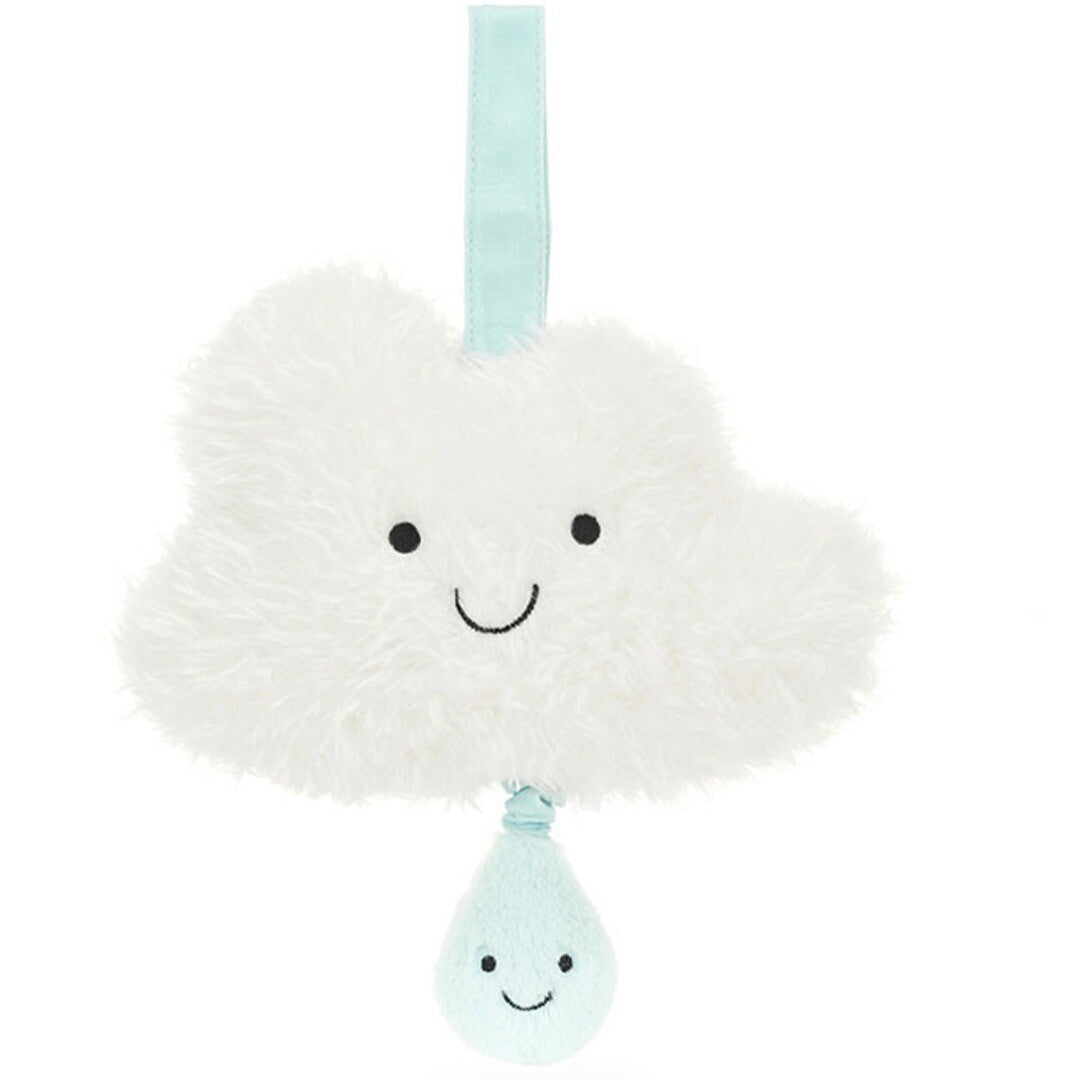 jellycat muziekdoosje amuseable wolkje - 27 cm | MP4CL | 1