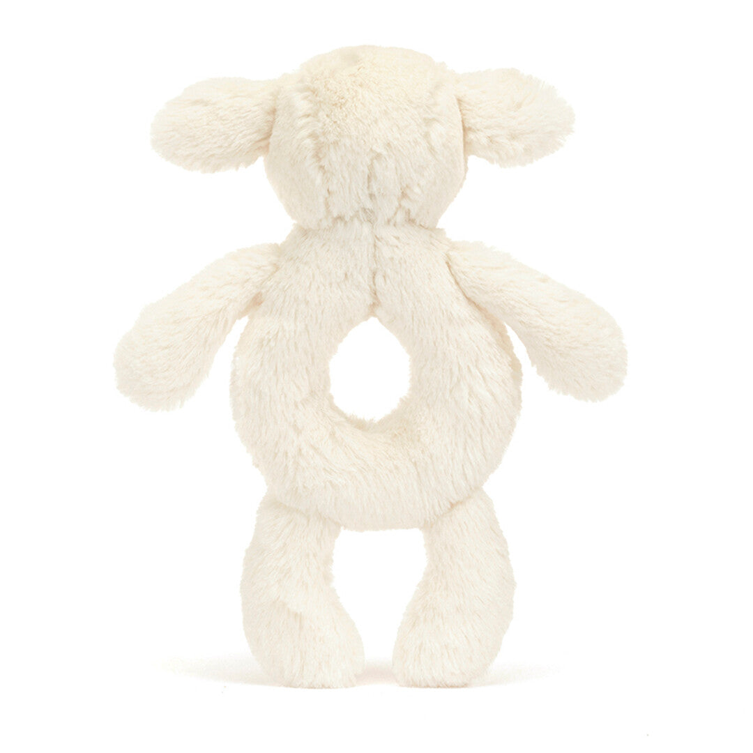 jellycat rammelaar bashful lammetje - 18 cm  | BRR4LAM | 2