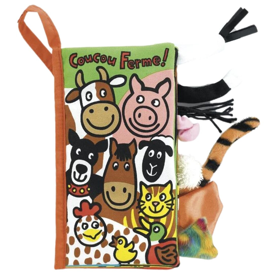 jellycat staartenboek boerderijdieren - franstalig | BK444FTFR | 0