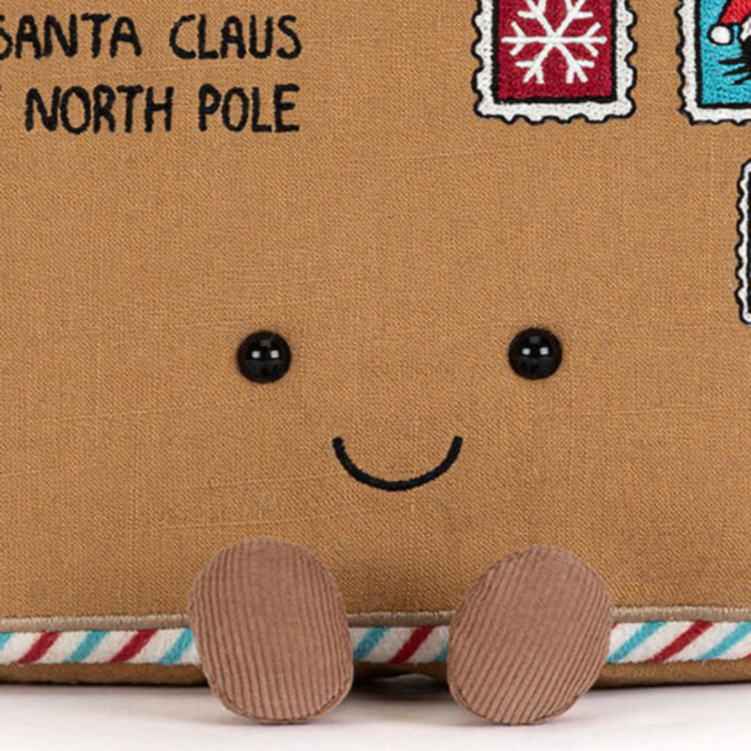 jellycat amuseables knuffelbrief voor de kerstman - 18 cm | A4LTS | 4